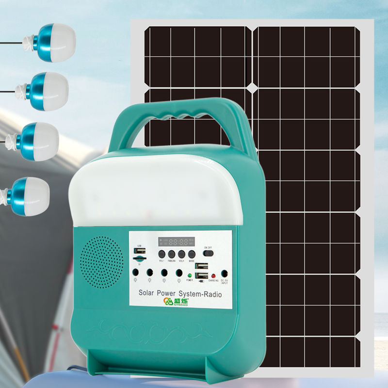 Openlucht Waterdichte leiden van Dimmable Mini Portable Tent Hiking van het Zonnepaneel Lichte Systeem