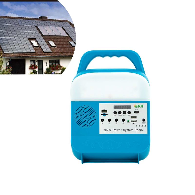 Mini Draagbaar Zonne de Noodverlichtingsysteem van 30W met Licht voor het Kleine Kamperen
