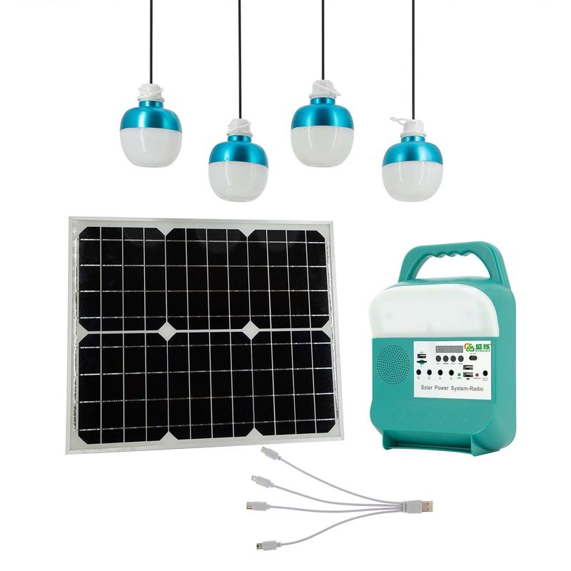 Home Lighting Solar Portable Generator Mini Kit Panel Zonne-energiecentrale voor kamperen
