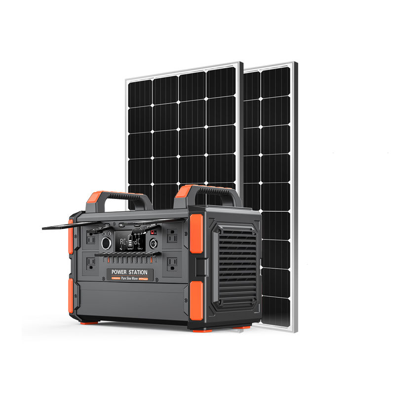 Openlucht de Telefoon van de Kamp1000w Draagbare Zonnegenerator Mobiele het Laden Krachtcentrale