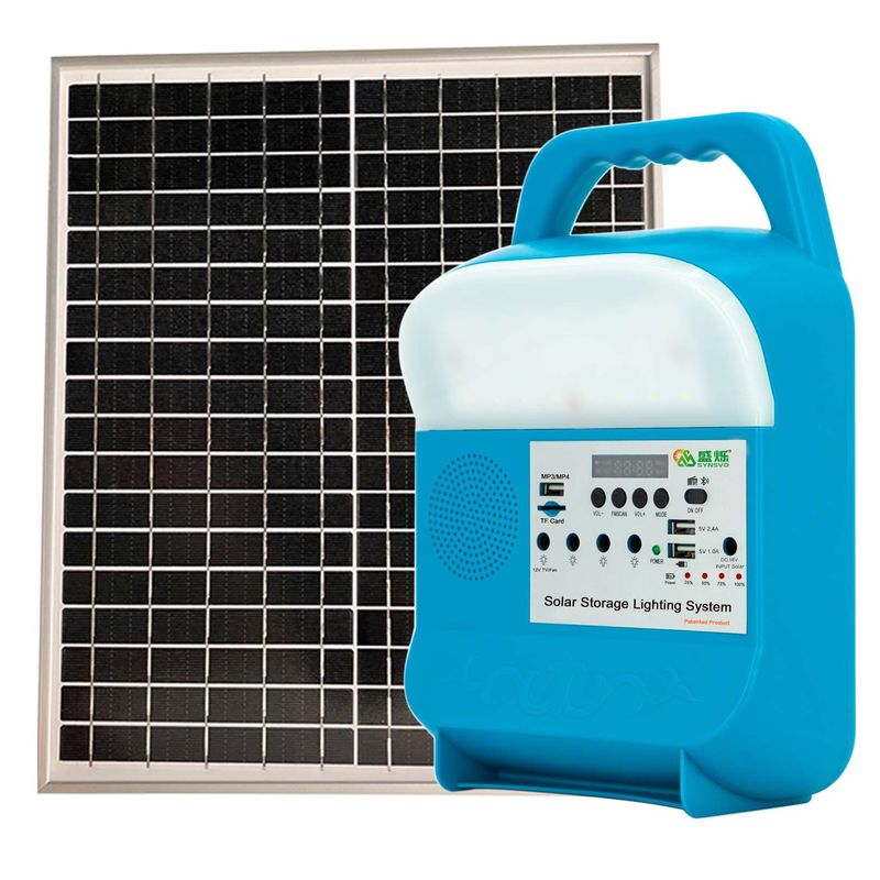 De draagbare Macht van de het Huisverlichting van Offgrid Zonne voor Comité Energie Volledige 12V Generator