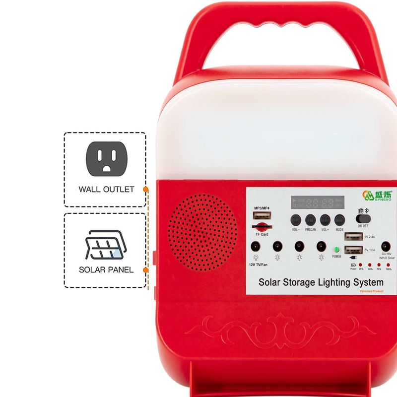Van het de Energiesysteem van de huis12v gelijkstroom het Zonneverlichting Draagbare Huis Mp3 van Mini Portable 25w UPS