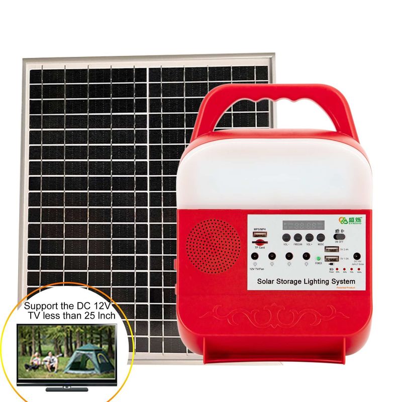 Het draagbare Navulbare Zonne Lichte Huis Mini For Small House Indoor van het Uitrustingensysteem