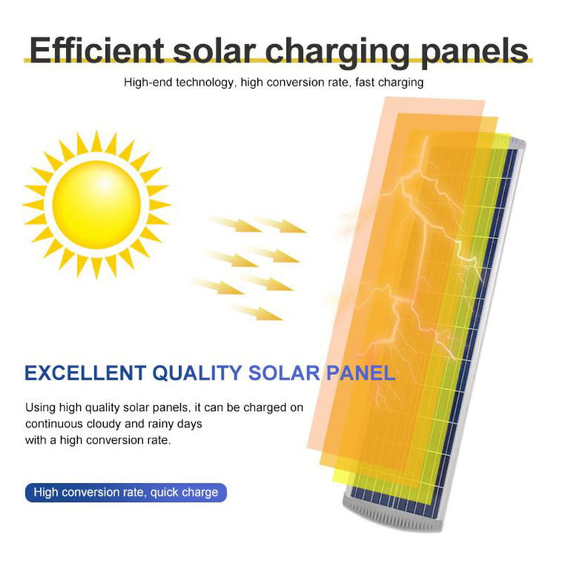 1000W de geïntegreerde Zonnesensor van de Straatlantaarn Verre Motie IP65 met Lithiumbatterij Pool