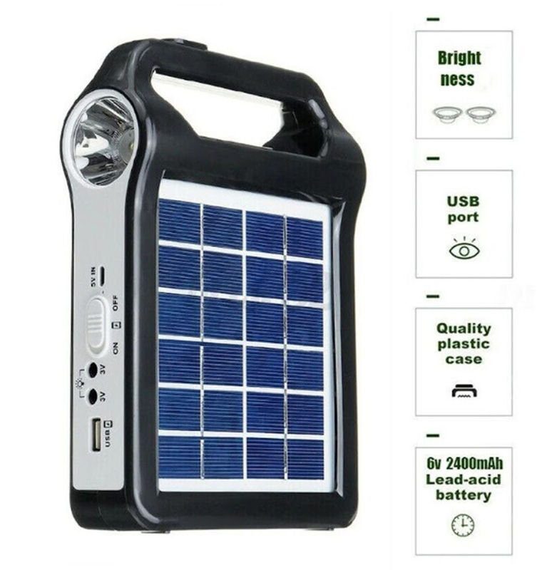 Draagbare zonne-energie Power Lighting Kit Off Grid Mini Small House Home Emergency
