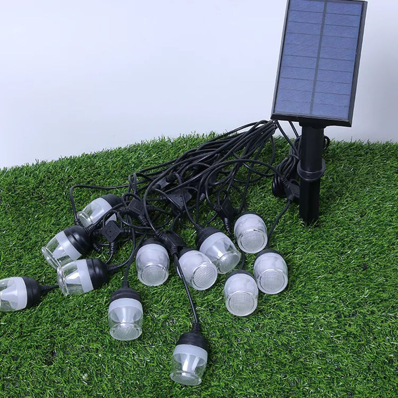 Vintage Bollen Solar Outdoor Lichtslingers Commerciële Waterdichte Decoratieve Patio Led