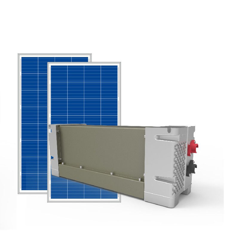 Off-grid zonne-energiesysteemkits met paneel voltooide set met lithiumbatterijpakket