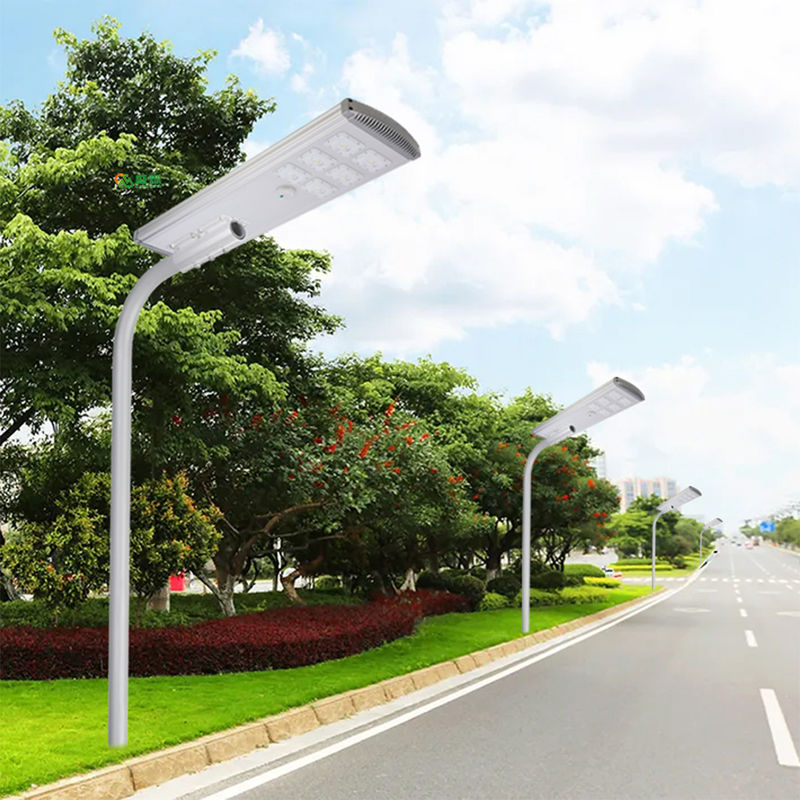 Waterdichte de Sensor Lichte Abs van Ip65 Zonnestraat 400w 600w 800w allen in Één 3.2V