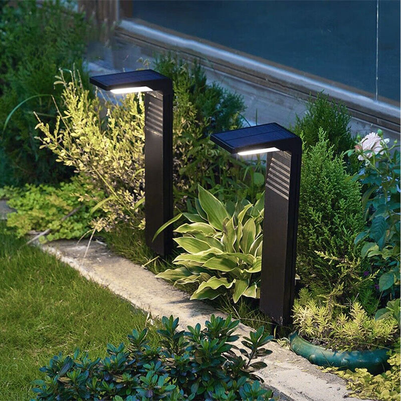 Zonnetuin Lichte Witte LEIDENE Openluchtgazon Lichte Waterdichte Vloed Licht Kit Garden Lights Solar Powered