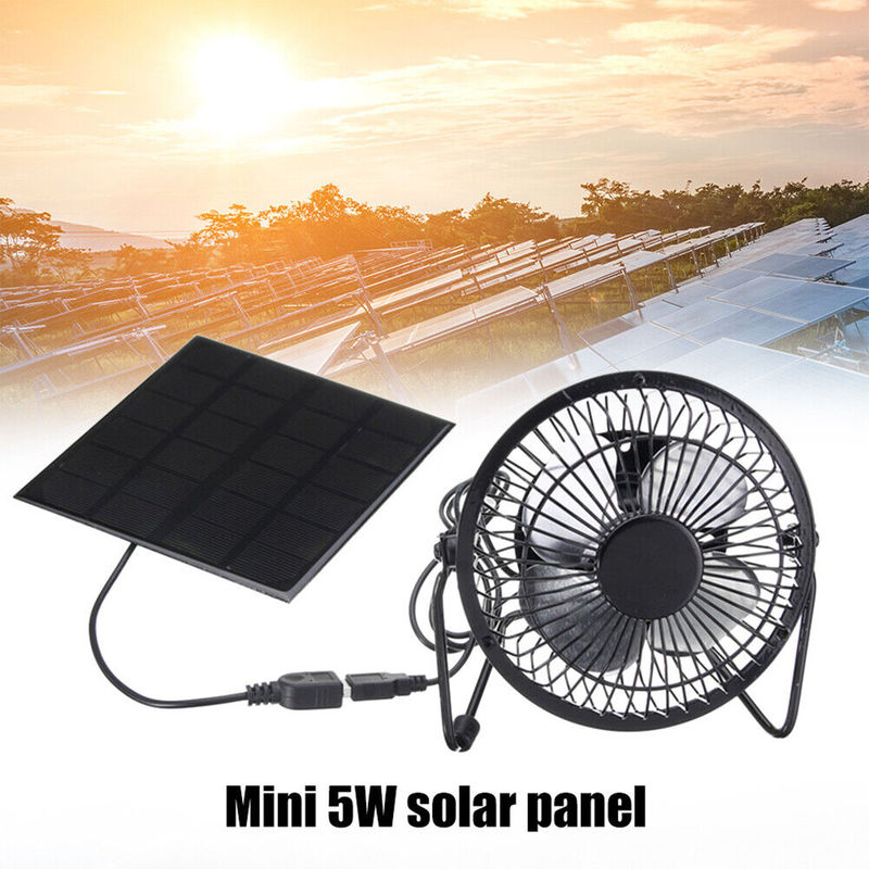 De multifunctionele Elektrische USB-van de de Vloerventilator van de Laders Navulbare Batterij Draagbare Zonne Navulbare Ventilator