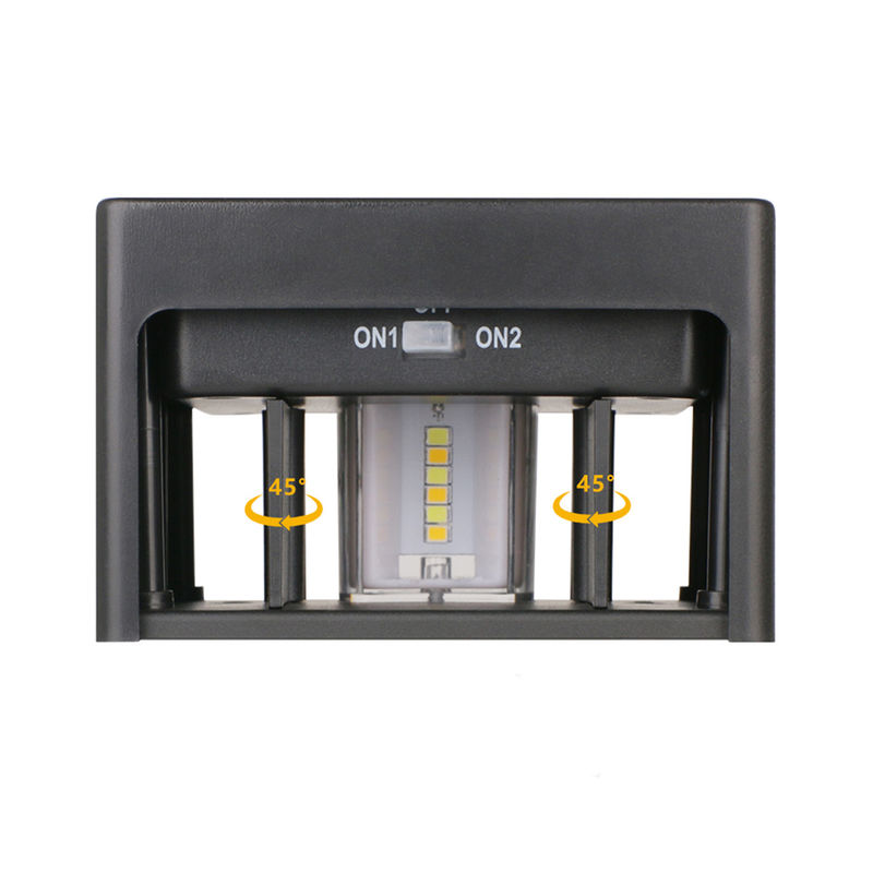 Verlicht van de de Sensortuin van de Zon Zonnemuur Licht 3.7V de Lamp Waterdicht Noords Decor