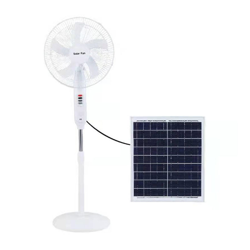 Multifunctionele Zonne Aangedreven Openluchtventilator 18650 Lithiumbatterij 3 van 25W Windtoestellen met Bol