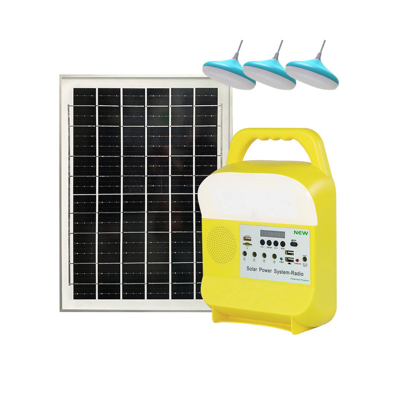 20W/6V draagbare Zonnebollen met 8000mah-Batterij voor Openluchtverlichting