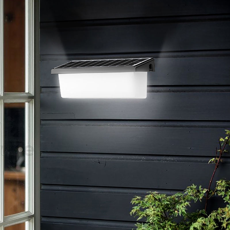 4100K neutrale witte zonnewandlampen buiten 8-10 uur werktijd Led zonnewandlamp buiten veranda tuin