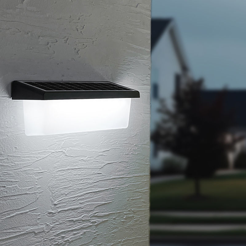 1 Jaar garantie Zonnewandverlichting ABS+PC Materiaal Zonne-tuinverlichting Buitenwandverlichting