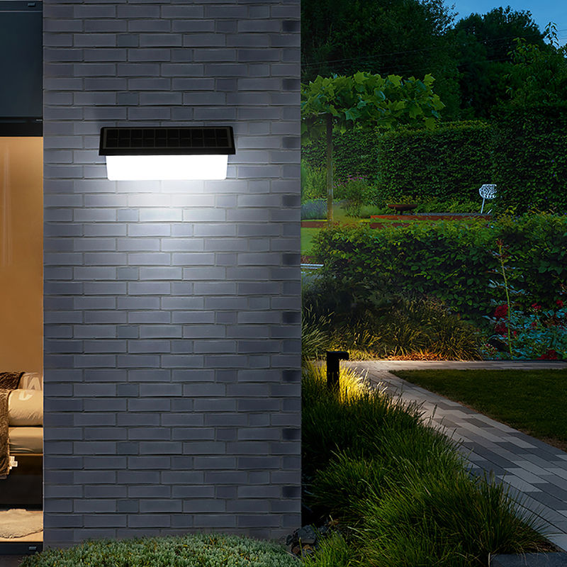 Zonne-energie 8 tot 10 uur Werktijd Buiten Tuin Muur hek Lamp Licht met wit/warm wit/RGB kleur