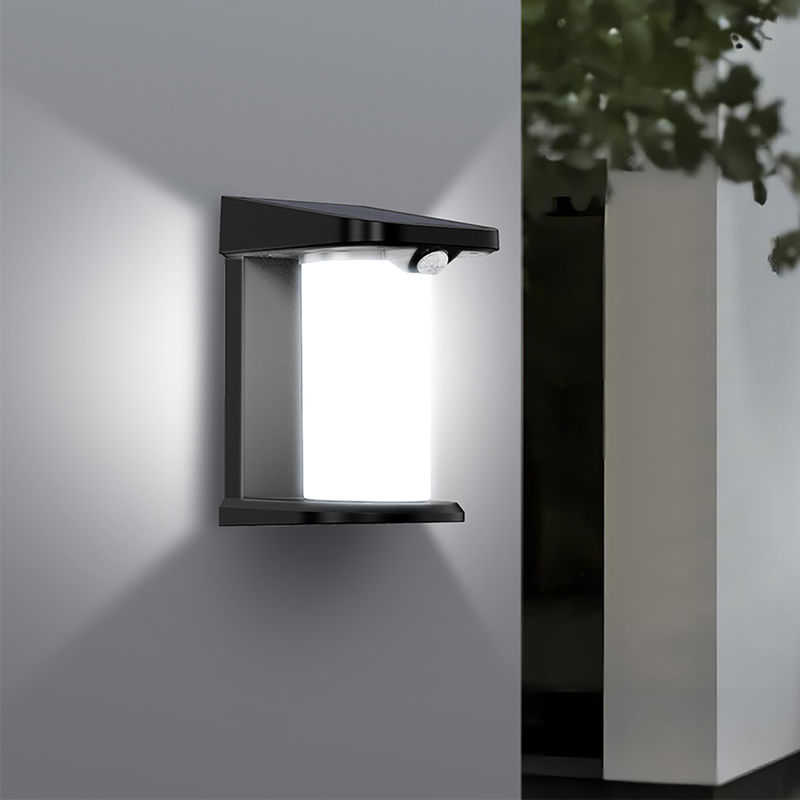ABS zonnewandlamp met polykristallijn silicium zonnepanelen /5V 1.1W Hoogwaardige moderne waterdichte tuinpad