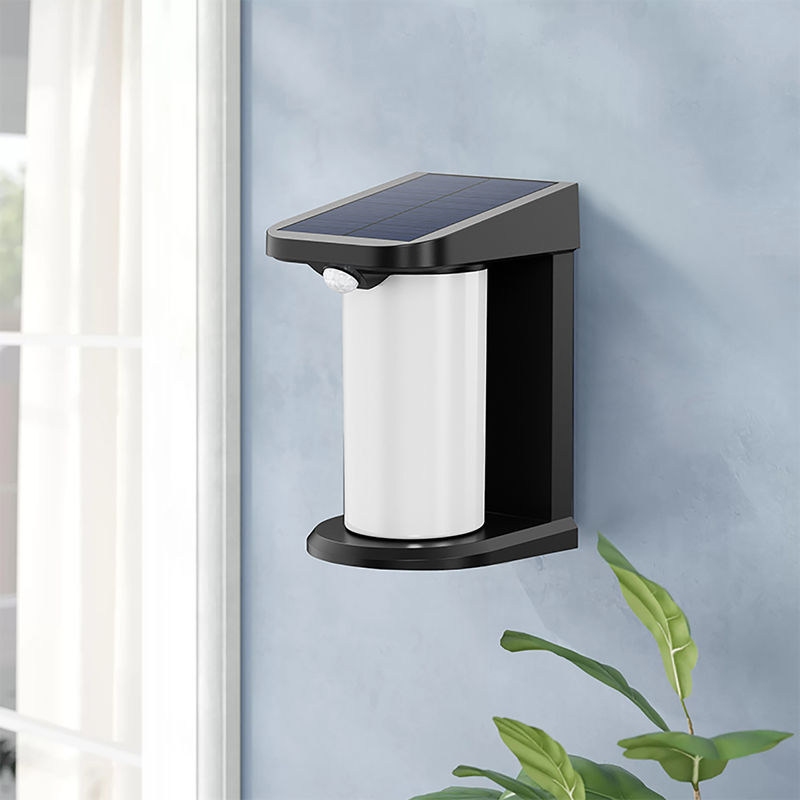 Solar Powered LED Wall Light Buitenbewegingssensor -5 - 50°C 80 Ra Buitenbeveiliging Led Bewegingssensor