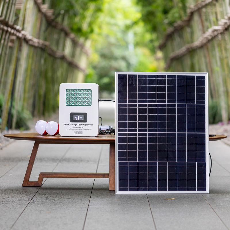 Witte draagbare zonne-energiesystemen Uitgangsspanning 5v 9v 12v 220v