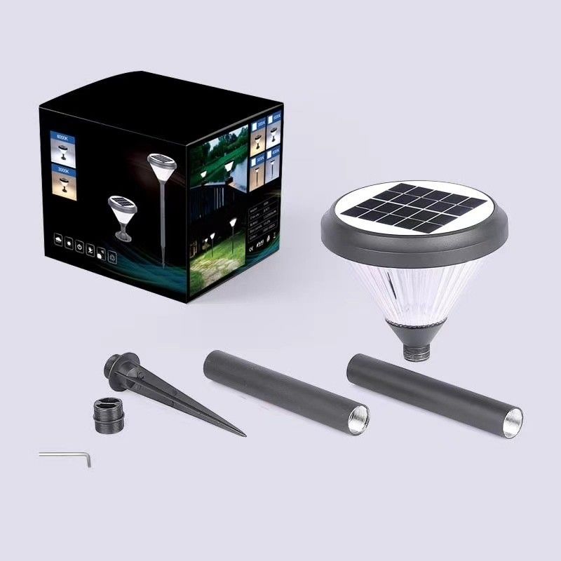 Hot Selling Decoratie Waterdichte Outdoor Led Zonne-verlichting Gazon Spotlighting Spike Tuin Licht