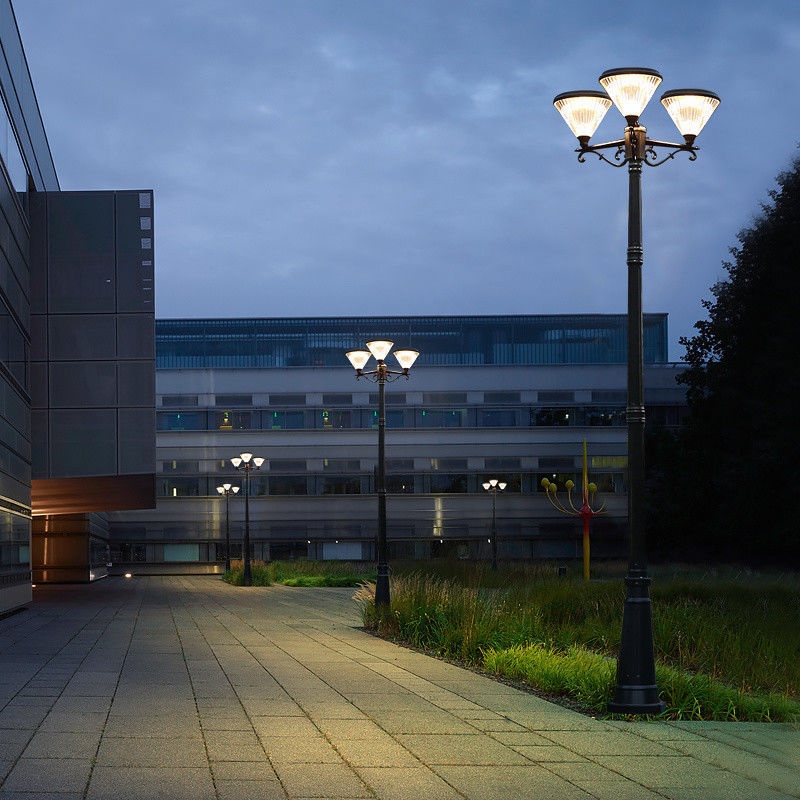 IP65 van de openlucht Zonne LEIDENE Lichte Zonne de Tuinlichten Landschapsweg 3 hoofdlampen