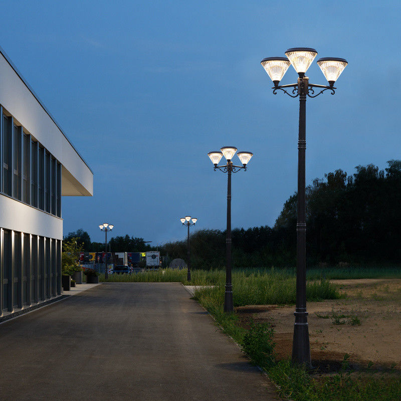 IP65 van de openlucht Zonne LEIDENE Lichte Zonne de Tuinlichten Landschapsweg 3 hoofdlampen