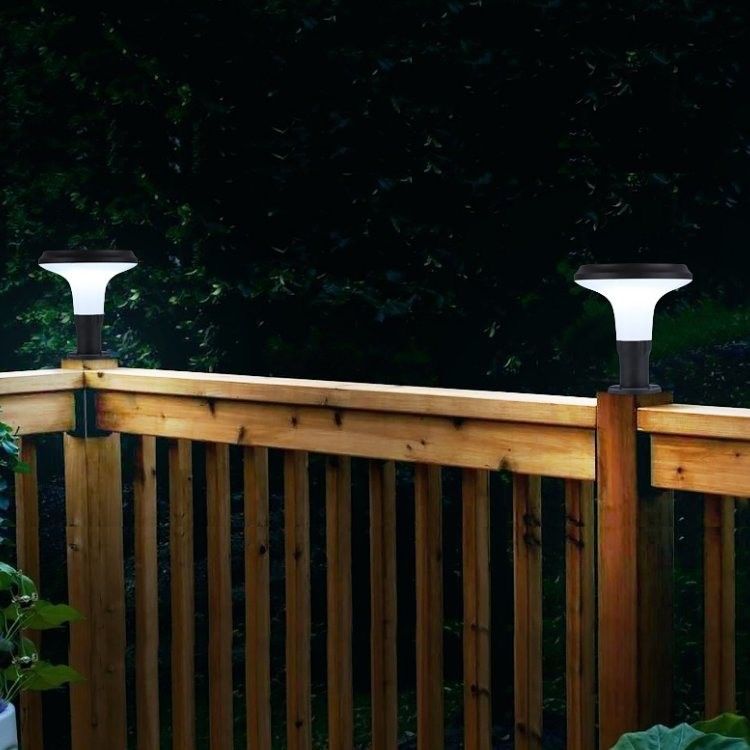 Van de zonne Aangedreven LEIDENE Lichte zonne het gazon lichte LEIDEN Pijler Lichte Decoratie postlicht