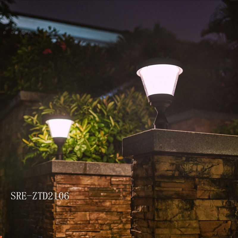 De zonne Lichte de Decoratie LEIDENE van de Tuin Lichte Waterdichte Pijler Pijlerlamp van Soalr