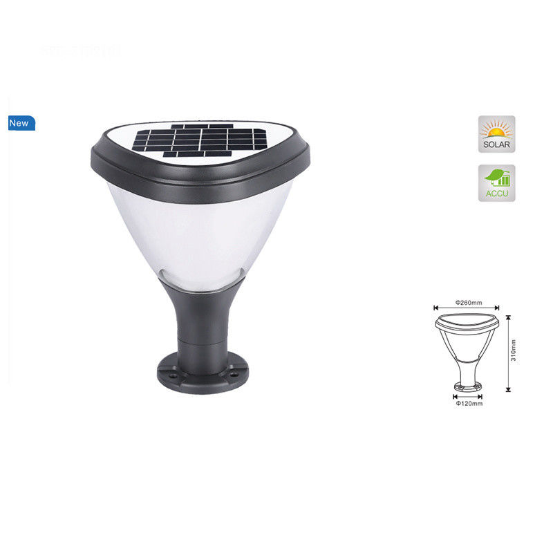 De zonne Lichte de Decoratie LEIDENE van de Tuin Lichte Waterdichte Pijler Pijlerlamp van Soalr
