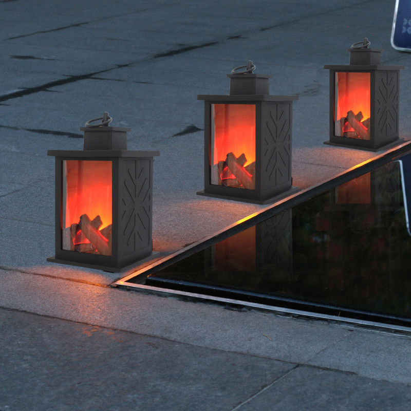 OEM ODM de Vlamlantaarns van Tuin Zonne Decoratieve Lichten voor het Openlucht Kamperen