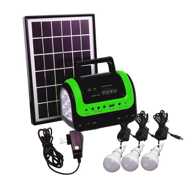 FCC EMC 5W 6V de Draagbare van de LEIDENE van de Zonne-energielamp 12PCS SMD Zonne Lichte Uitrusting Autoboot