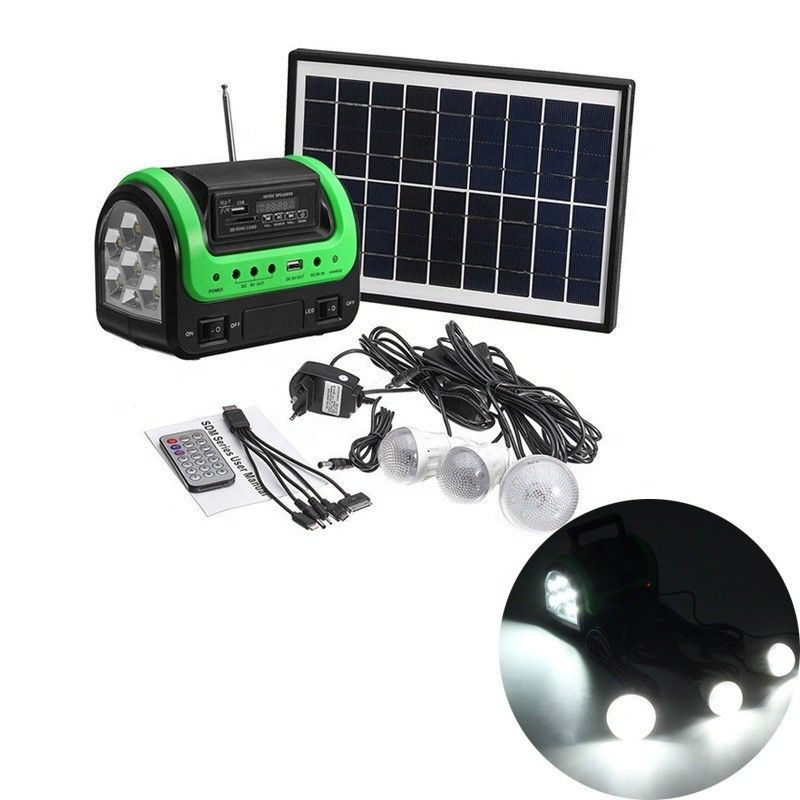 FCC EMC 5W 6V de Draagbare van de LEIDENE van de Zonne-energielamp 12PCS SMD Zonne Lichte Uitrusting Autoboot