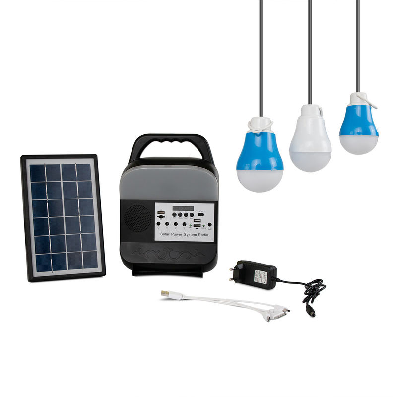 LEIDEN van 3W 12PCS SMD Kleine Zonneverlichtingssysteem Openlucht het Kamperen Mobiele Voeding
