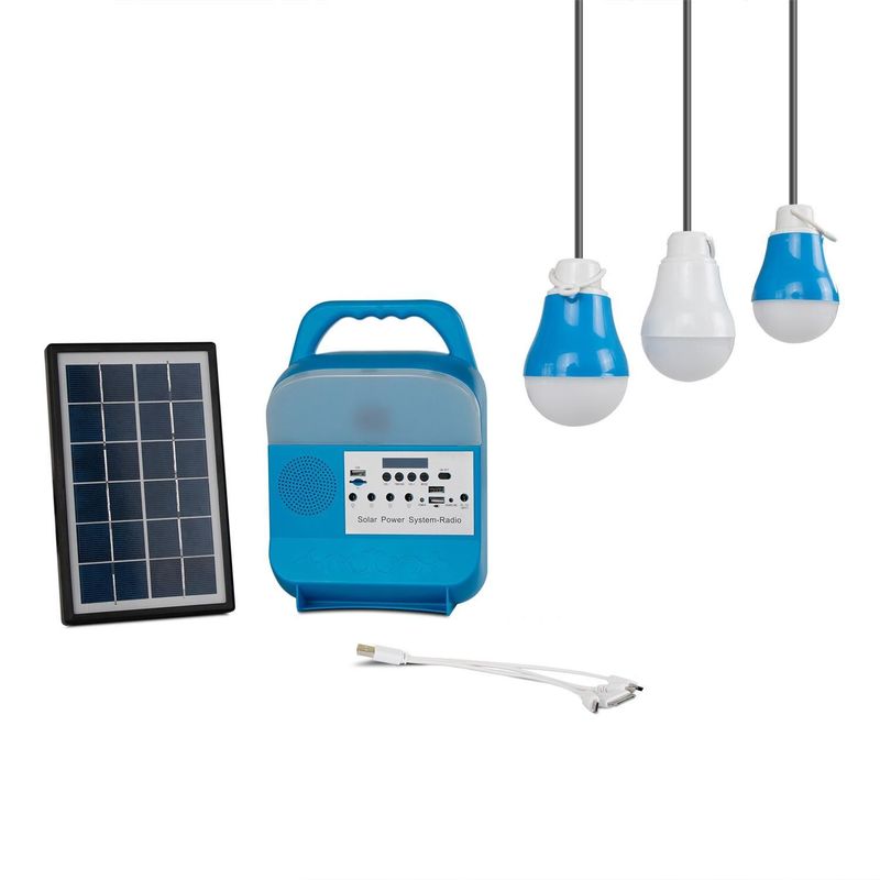 Draagbare Zonneverlichtingsuitrustingen/Zonnepanelen voor Systeem van de Huisverlichting sre-583