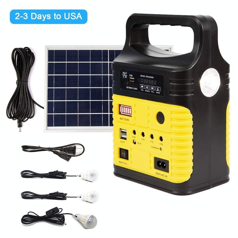 Zonnefm Radio Zonneuitrusting van het Zonnehuis Licht Kit Global Sunrise Lights van het Netzonnestelsel 10W