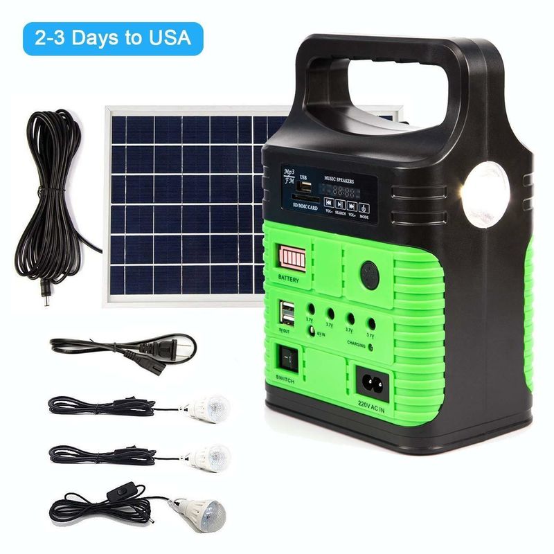 Zonnefm Radio Zonneuitrusting van het Zonnehuis Licht Kit Global Sunrise Lights van het Netzonnestelsel 10W