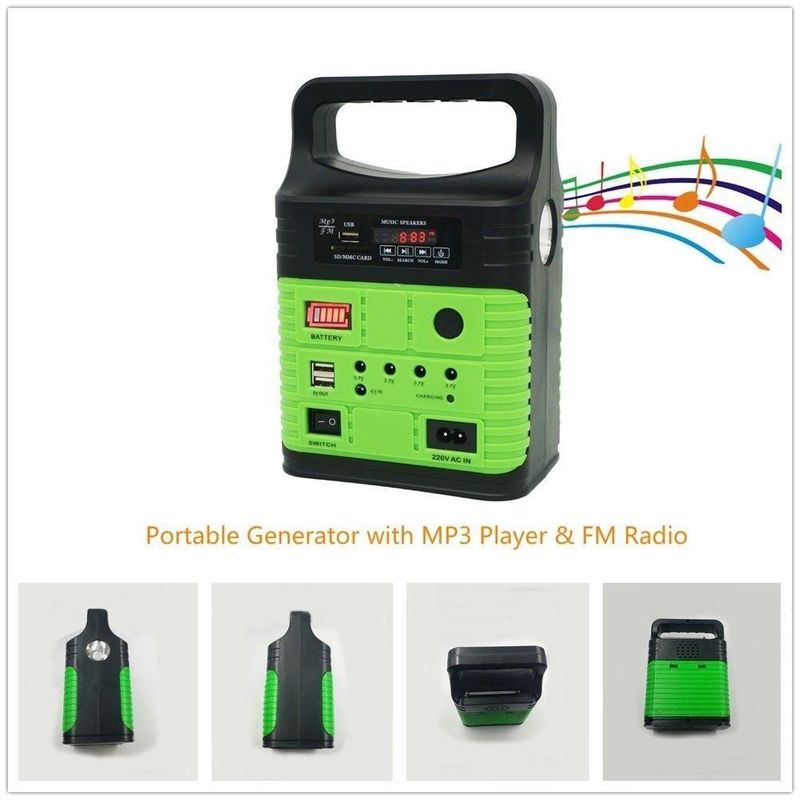 Zonnefm Radio Zonneuitrusting van het Zonnehuis Licht Kit Global Sunrise Lights van het Netzonnestelsel 10W