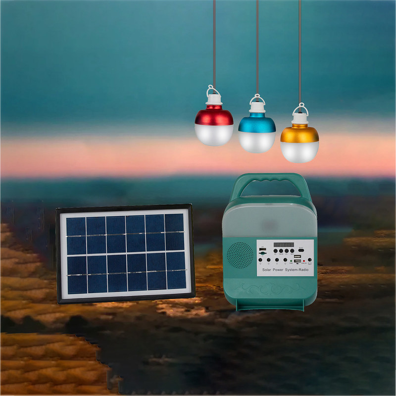 50000H 3 van het het Systeem3w 6V Zonnepaneel van de Lichten Minigelijkstroom Zonnemacht de Verlichtingssysteem