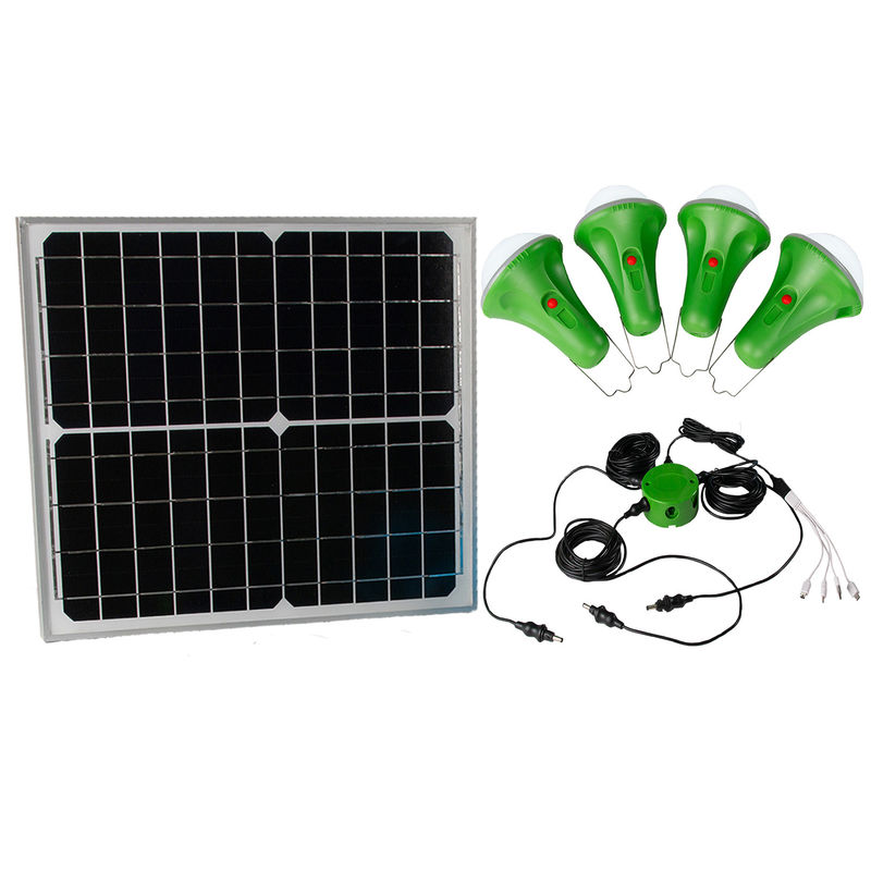 4*50PCS van LEIDEN het Systeem Zonne-energiekit solar led home lighting met Telefoon het Laden