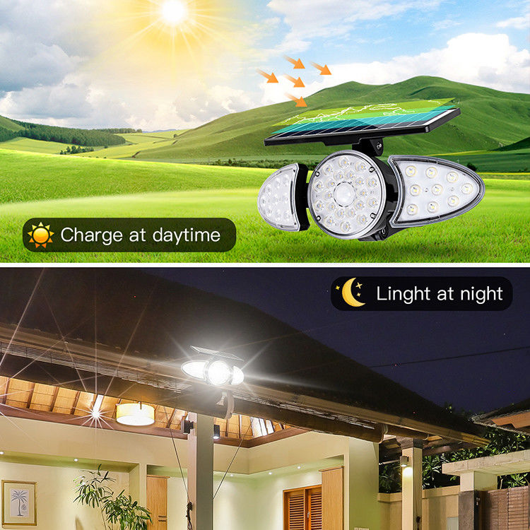 40000H van de Lichte 38PCS LEIDENE van de levensduur3.7v 2500mAh het Zonnemuur Licht Muurbewegingssensor