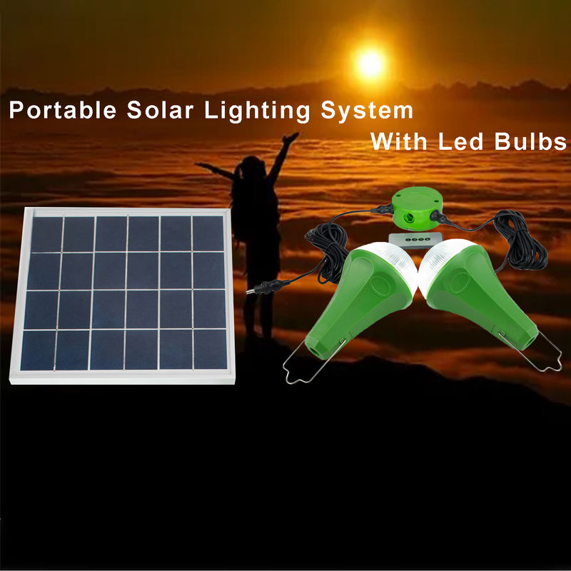 De Bol Zonne Lichte Uitrustingen van Ce ROHS 10W 5V 2pcs*3W met Monozonnepaneel