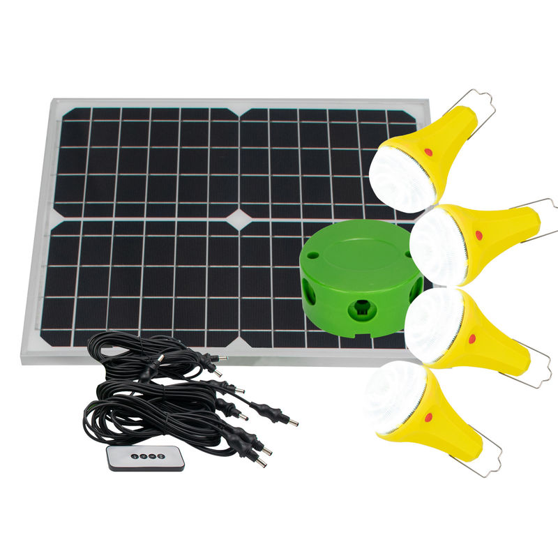 30W witte zonnepanelen Lampen IP65 met batterij en omvormer voor buiten