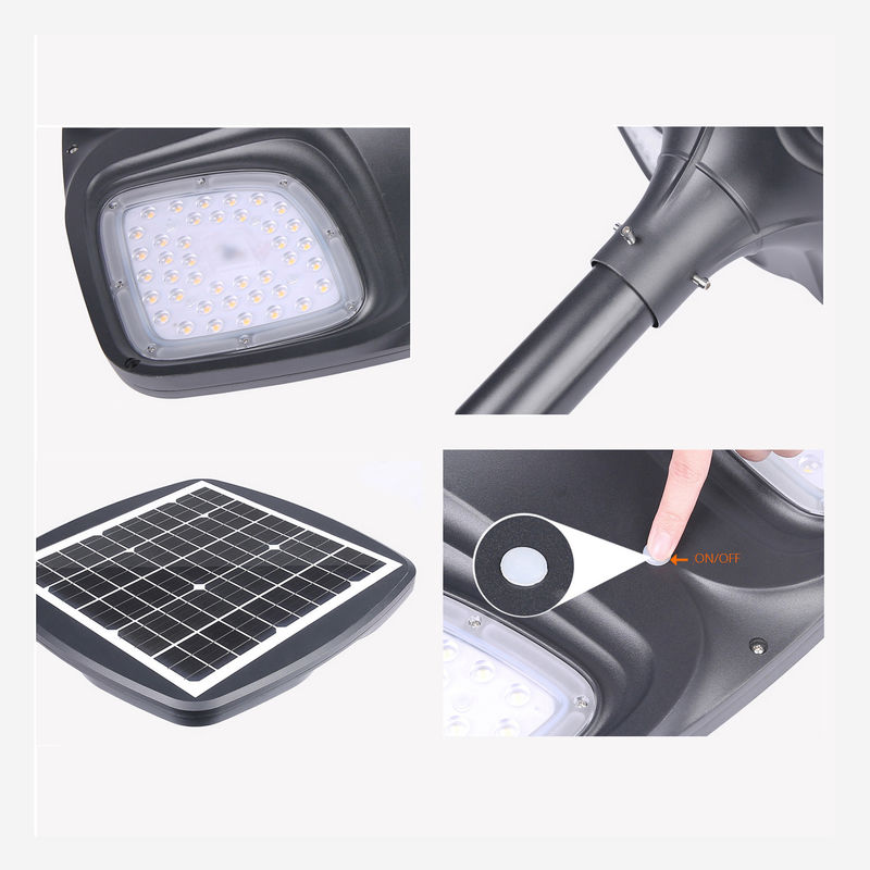 IP65 van de waterdichte Klaver LEIDENE de Zonne van de de Sensortuin Straatlantaarnmacht Lamp 3500K gelijkstroom 6V