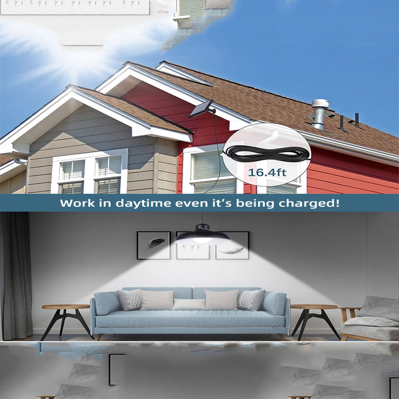Het werk LEIDENE Loods Zonne Lichte Uitrustingen 6500K voor het Kamperen Lamp van de Yard de Zonnetuin
