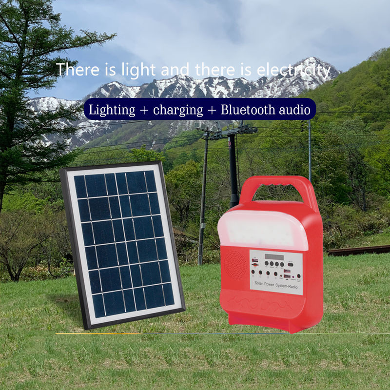 Systeem van de de Generatorverlichting van 6000Mah 5kw het Draagbare Zonnekit handed type