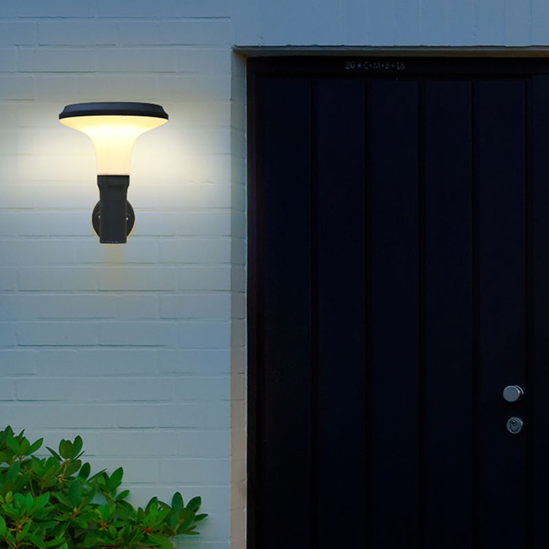 Waterdichte verandalamp Wandgemonteerde aluminium buitenwandlamp Kleine buitenlamp voor garagedeur