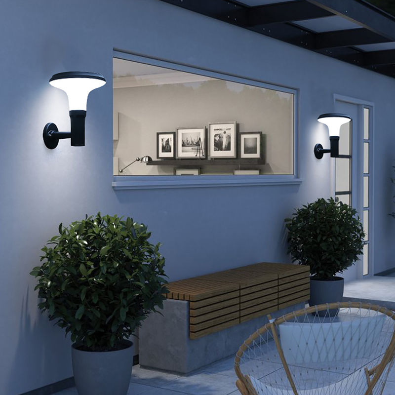 Waterdichte verandalamp Wandgemonteerde aluminium buitenwandlamp Kleine buitenlamp voor garagedeur