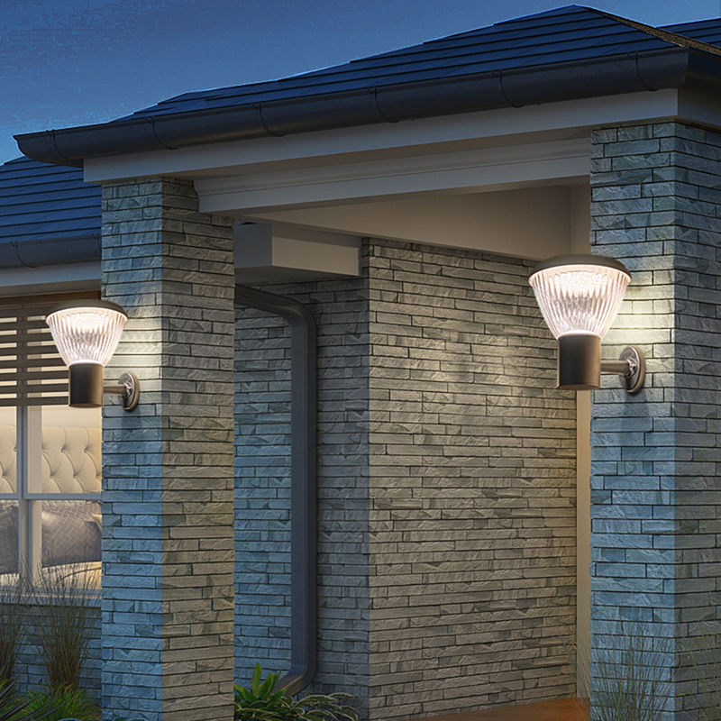 Moderne buitenwandlamp Eenvoudige buitenbalkondeur Waterdichte wandlamp Gang Binnenplaats Wandlamp
