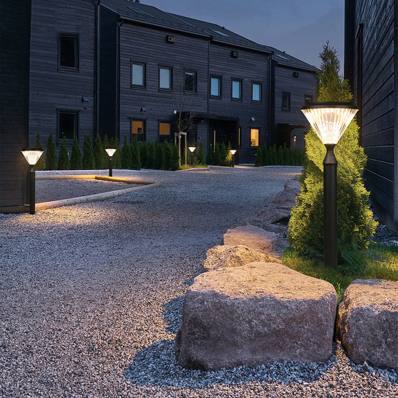 Van de de Tuin Lichte 50000H Postpijler van de aluminium Waterdichte 3.2V Zonnemuur de Wegdecoratie