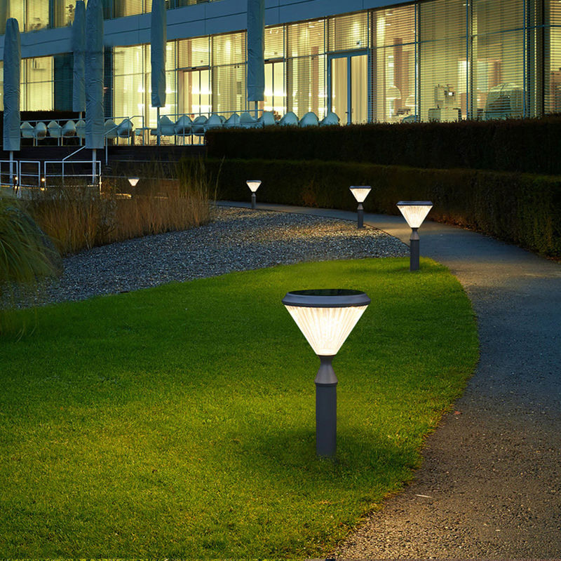 Van de de Tuin Lichte 50000H Postpijler van de aluminium Waterdichte 3.2V Zonnemuur de Wegdecoratie